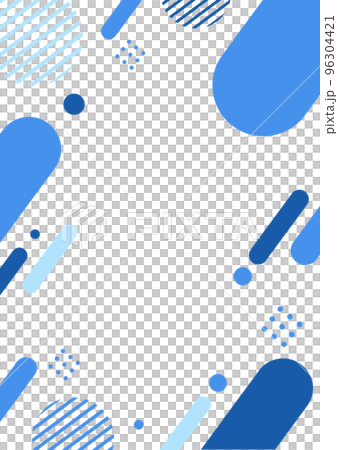 Blue blue geometric pattern background material Blue blue geometric pattern background material 96304421