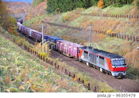 千歳線 上野幌ー西の里(信) JR貨物 DF200-51(鷲別) 千歳線 上野幌ー西の里(信) JR貨物 DF200-51(鷲別) 96305479