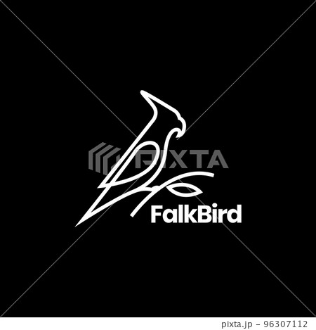 falk bird line art minimalist modern logo design vector falk bird line art minimalist modern logo design vector 96307112