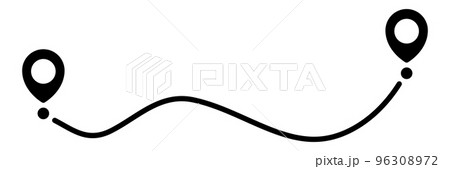 Pin map line. Navigation pointers. 96308972