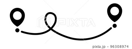 Pin map line. Navigation pointers. Pin map line. Navigation pointers. 96308974