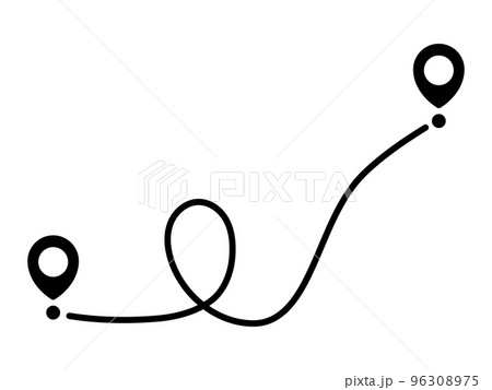 Pin map line. Navigation pointers. 96308975