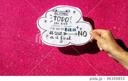 sign with philosophical phrase 96309853