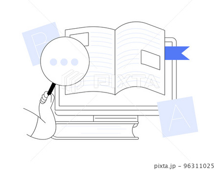 Glossary abstract concept vector illustration. 96311025