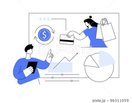 Consumer behaviour abstract concept vector illustration. 96311059