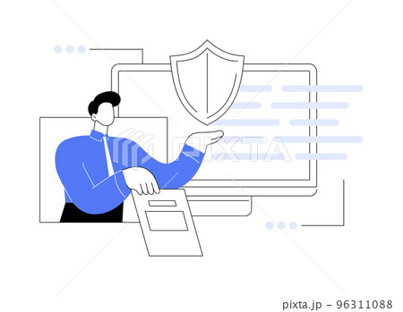 General data protection regulation abstract concept vector illustration. General data protection regulation abstract concept vector illustration. 96311088