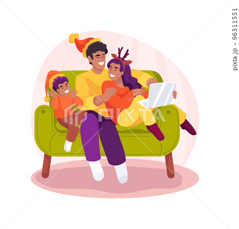 Buying presents online isolated cartoon vector illustration. 96311551