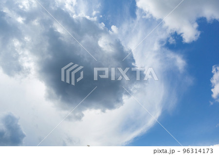 Blue sky with clouds. Blue sky with clouds. 96314173