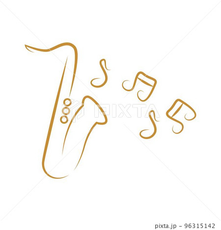 Saxophone logo icon design Saxophone logo icon design 96315142