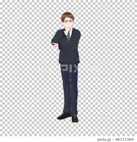 Businessman wearing a suit Businessman wearing a suit 96315364