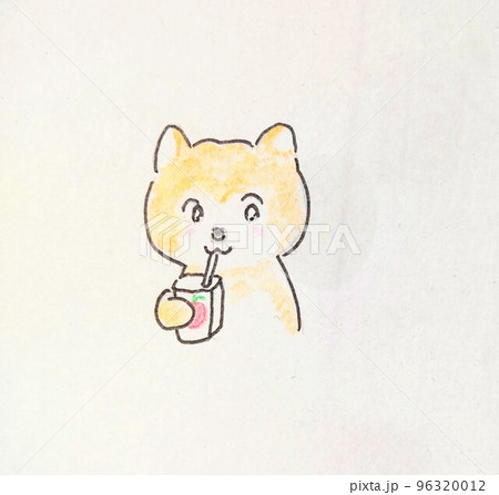 水分補給　柴犬 96320012