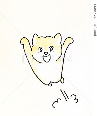 ジャンプ　柴犬 96320094