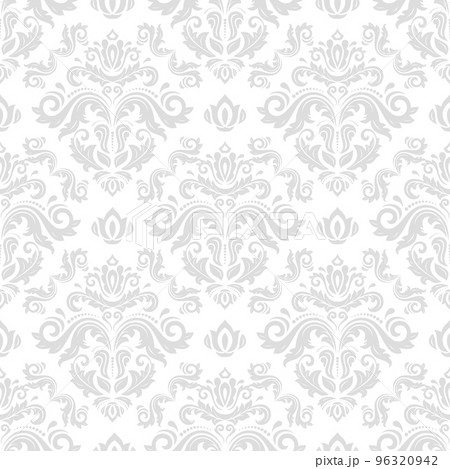 Classic Seamless Vector Fine Pattern With Arabesques 96320942