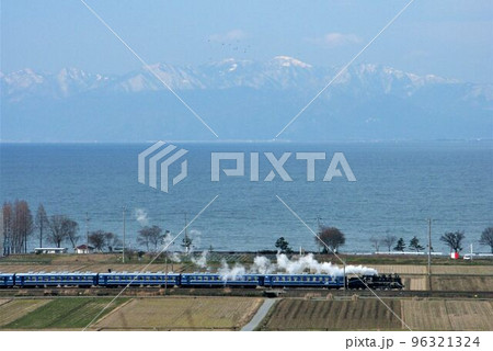 蒸気機関車　北びわこ号　田村駅発車 96321324