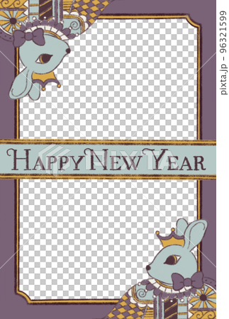 特朗普式兔子新年賀卡 96321599