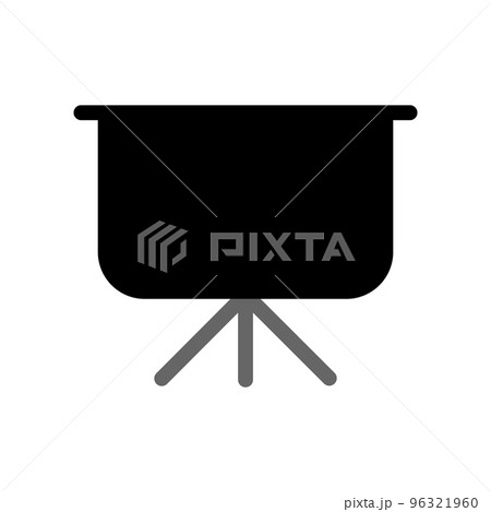 Illustration Vector Graphic of Presentation Board icon Illustration Vector Graphic of Presentation Board icon 96321960