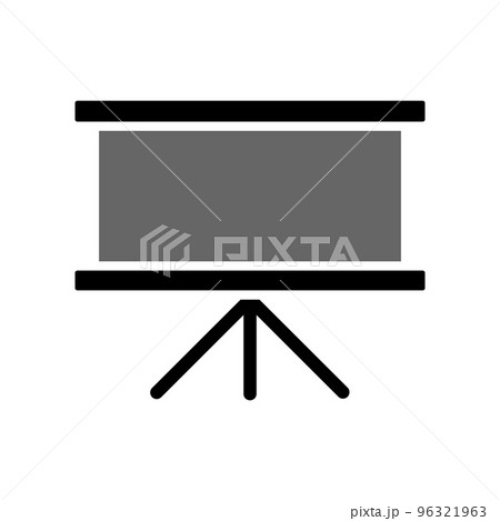 Illustration Vector Graphic of Presentation Board icon 96321963