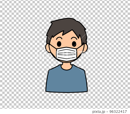 man wearing a mask 96322417