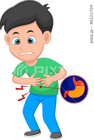 young boy suffering stomach ache young boy suffering stomach ache 96322704