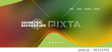 Flowing gradient colors and round elements and circles. Vector illustration for wallpaper, banner, background, leaflet, catalog, cover, flyer Flowing gradient colors and round elements and circles. Vector illustration for wallpaper, banner, background, leaflet, catalog, cover, flyer 96323456