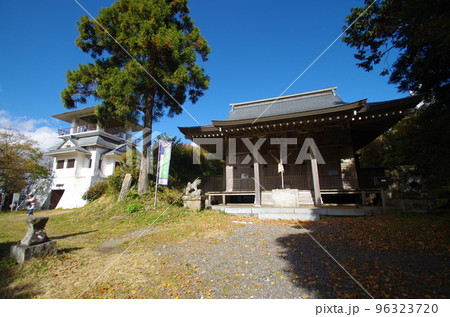 八溝山　山頂と神社 96323720