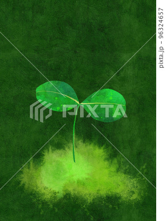 芽生えたばかりの双葉のイラスト素材 芽生えたばかりの双葉のイラスト素材 96324657