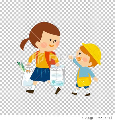 小學生為兄弟姐妹接送購物 96325251