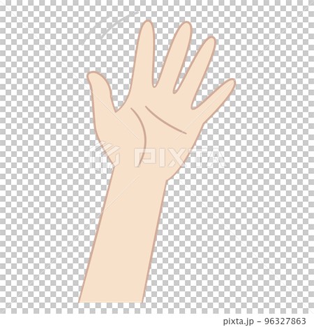 手を振るイラスト 96327863
