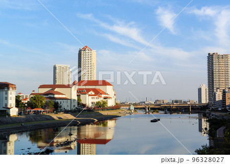 観光ダム 夕景 観光ダム 夕景 96328027