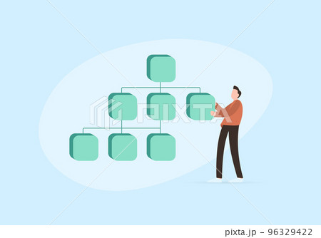Sitemap vector illustration. Build and Submit website XML map with lists the URLs for a web site. SEO - search engine optimization business web page concept 96329422
