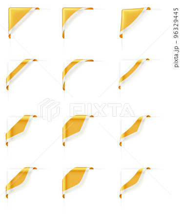 label sticker tag template blank vector illustration 96329445