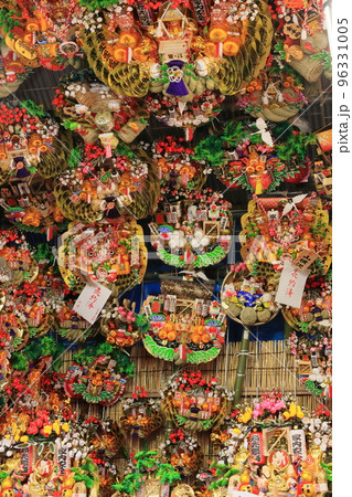 酉の市の縁起熊手　熊手　家内安全　商売繫昌 96331005