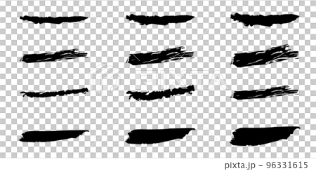 筆書きの線のセット 筆書きの線のセット 96331615