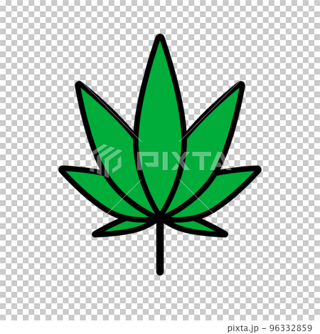 Drug cannabis icon. hemp icon. vector. 96332859