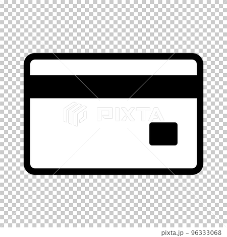 クレジットカードやデビットカードのアイコン。支払いやキャッシング。ベクター。 96333068