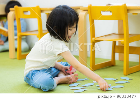 子供　カード　文字　勉強 96333477