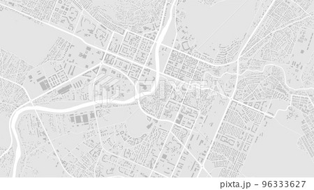 White and light grey Podgorica city area vector background map, roads and water illustration. Widescreen proportion, digital flat design. White and light grey Podgorica city area vector background map, roads and water illustration. Widescreen proportion, digital flat design. 96333627
