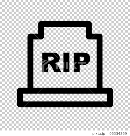 寫 RIP 的嚴重圖標 寫 RIP 的嚴重圖標 96334269