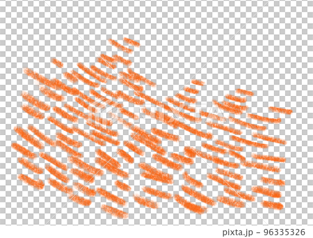 Pencil line scribble doodle in yellow orange red tangle busy concept 96335326