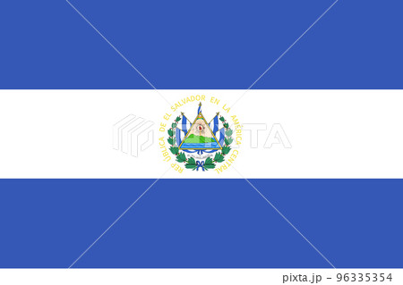 エルサルバドル国旗 エルサルバドル国旗 96335354