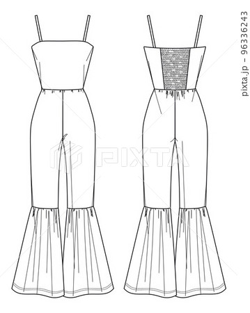 Best Baby Girls Romper Fashion CAD Designs [2 Styles] - Buy Now –  JPFashionStudio