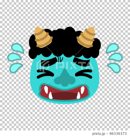 藍色惡魔的插圖 藍色惡魔的插圖 96336373