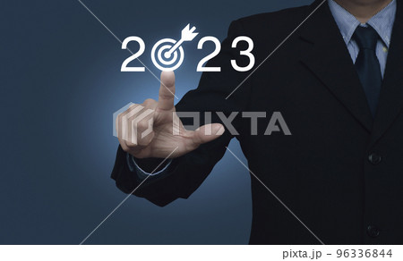 Business happy new year 2023 success concept 96336844