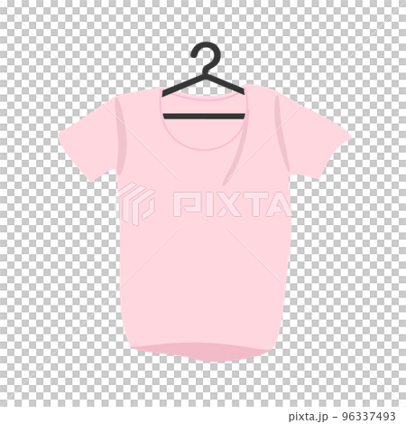 pink t-shirt on hanger pink t-shirt on hanger 96337493