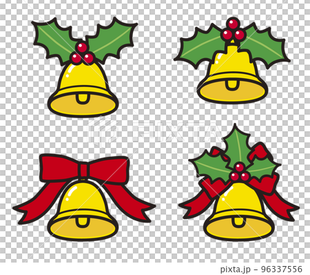 Christmas bell illustration - Stock Illustration [96337556] - PIXTA