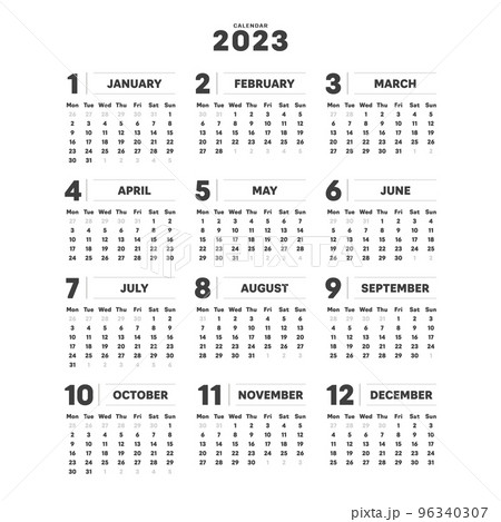 2023年カレンダー - 文房具