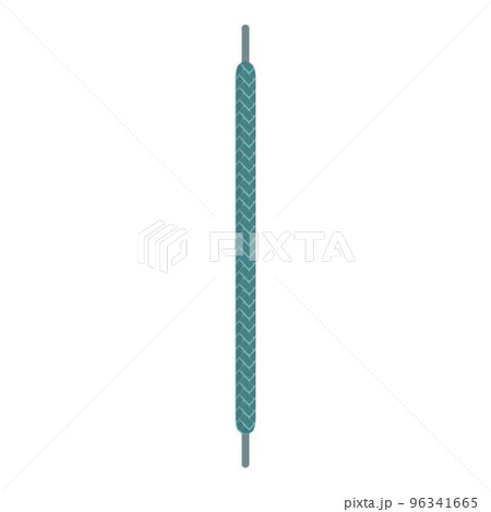 Style shoelace icon cartoon vector. Shoe string. Lace rope 96341665