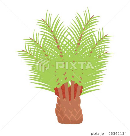 Tropical tree icon cartoon vector. Oil food. Leaf drop 96342134