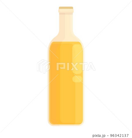Tropical oil bottle icon cartoon vector. Palm food. Agriculture fruit 96342137
