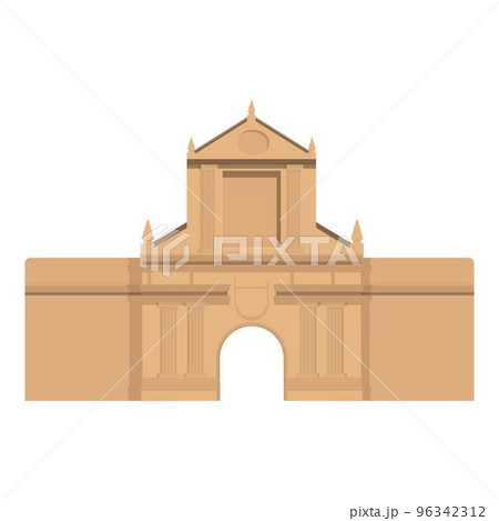 Philippines building icon cartoon vector. Culture travel. National tourism 96342312